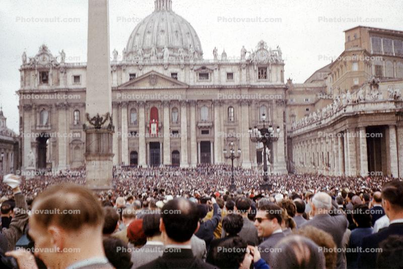 Saint Peter's Basilica, San Pietro in Vaticano, The Obelisk, Saint Peter's Square, 1950s