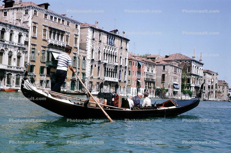 Gondola, Grand Canal, Waterway, Canal