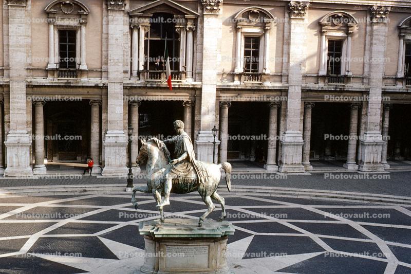 Horse Statue, Capitoline Marcus Aurelius, Palace, Statues, Capitoline Hill Cordonata, Rome