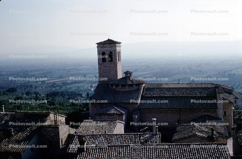 Church, Cathedral, bell tower, building, Assisi