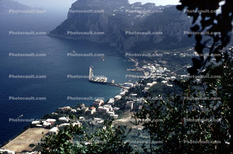 Harbor, village, Amalfi Coast, Capri, Island