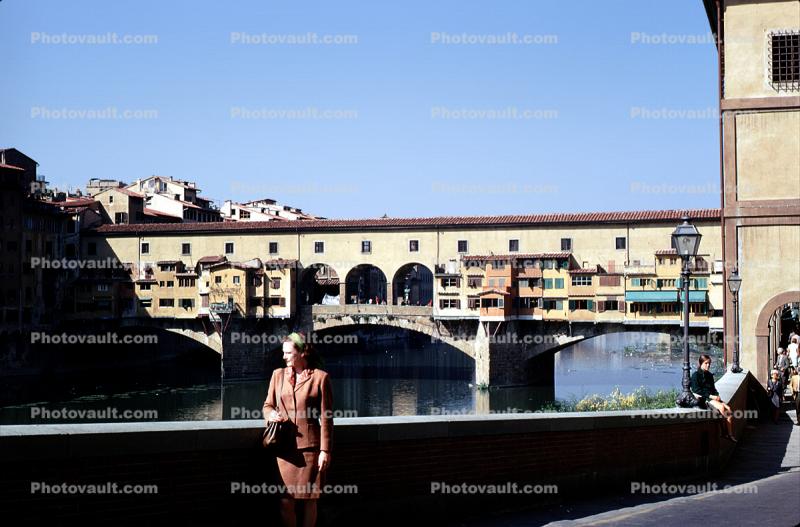 Ponte Veccio Bridge, Arno River, Florence, landmark