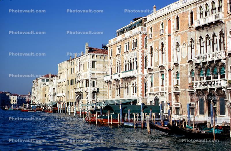 Buildings, docks, Venice