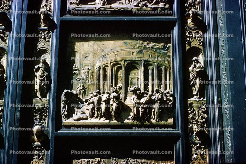 Battistero San Giovanni - Paradise Door, Baptistry, Bronze Doors, Florence, landmark