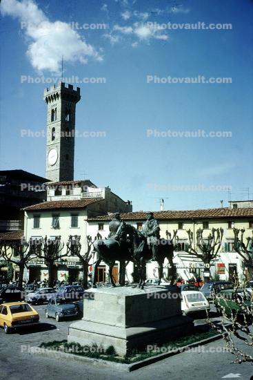 Statue, Statuary, Sculpture, Clock Tower, Florence