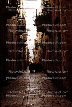 Dubrovnik, Street, Alley, alleyway, 1950s