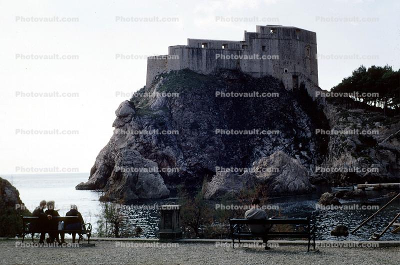 Castle, Adriatic Sea