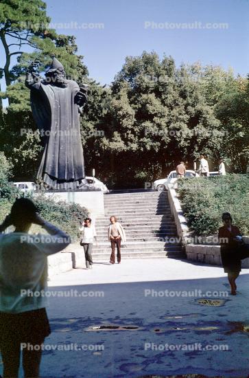 Statue of Grgur Ninski, Bell Tower Gardens, Split, Slovenia
