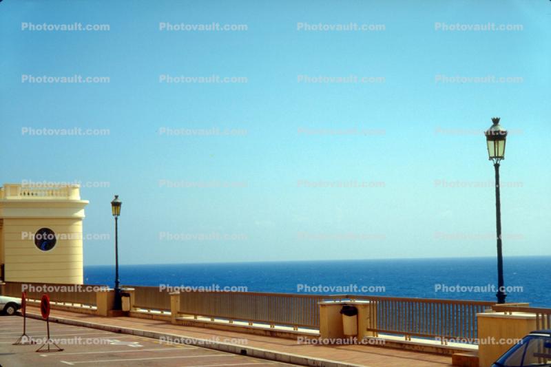 Mediterranean Sea and a Walkway