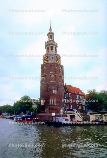 Munttoren, Tower Mint, Muntplein Square, Clock Tower, Amsterdam