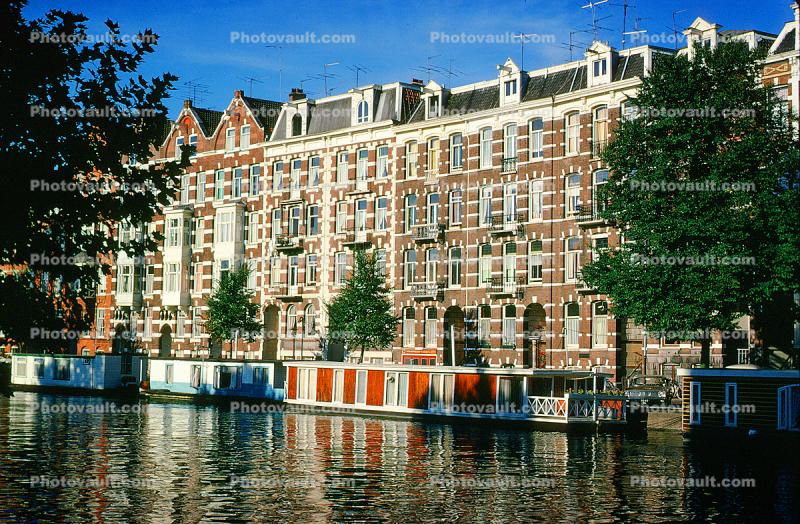 Canal, Homes, Buildings, Water, Amsterdam