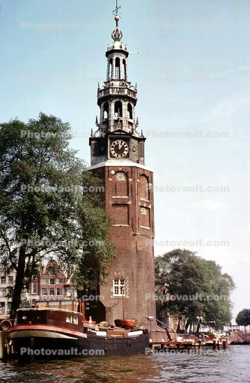 Clock Tower, Munttoren, Mint Tower, Muntplein Square, Amsterdam