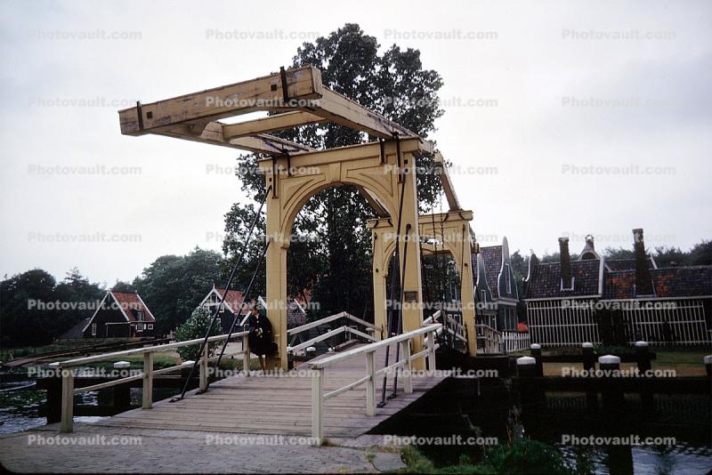 drawbridge, Canal, Waterway, Bridge