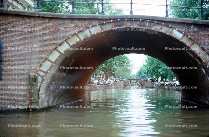 Bridge, Tunnel, Waterway, Arch, Canal, Amsterdam