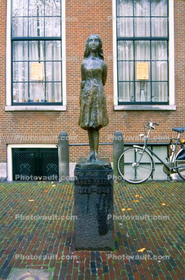Statue of Anne Frank, Landmark, Amsterdam
