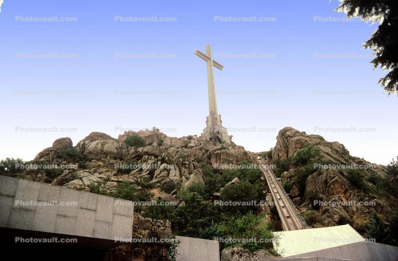 Valley of the Fallen, Cross, Funicular to the Tallest Cross in the World, Spain
