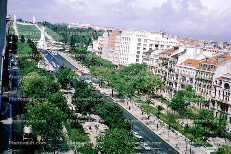 Avenida Leberdade, Lisbon, April 1967, 1960s