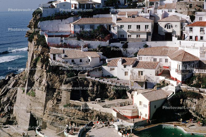 homes, houses, coast, coastline, Sintra