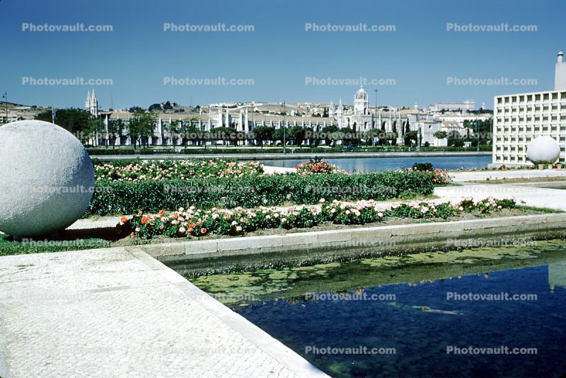 Pond, Sphere, Castle, Palace Building, Lisbon