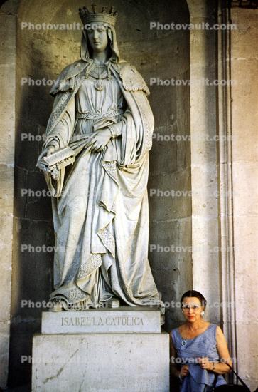 Woman, statue, female, Robe, Isabella Catolica