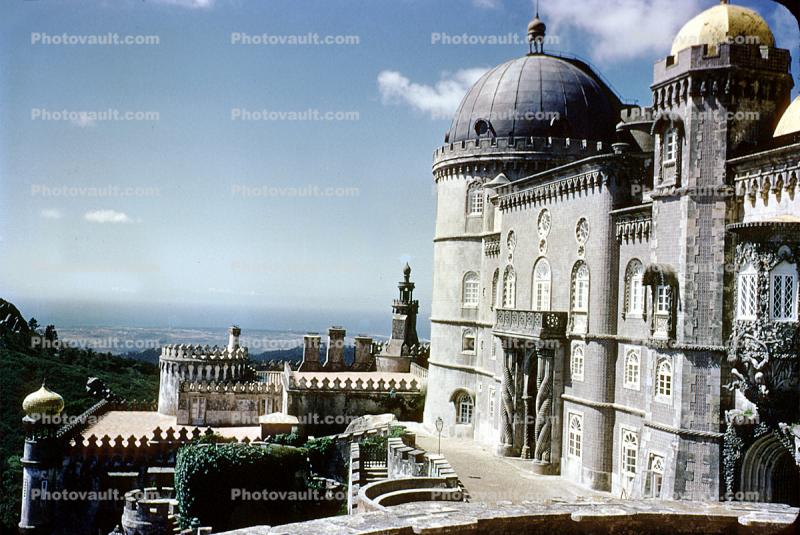 Castle, building, Pena National Palace, dome