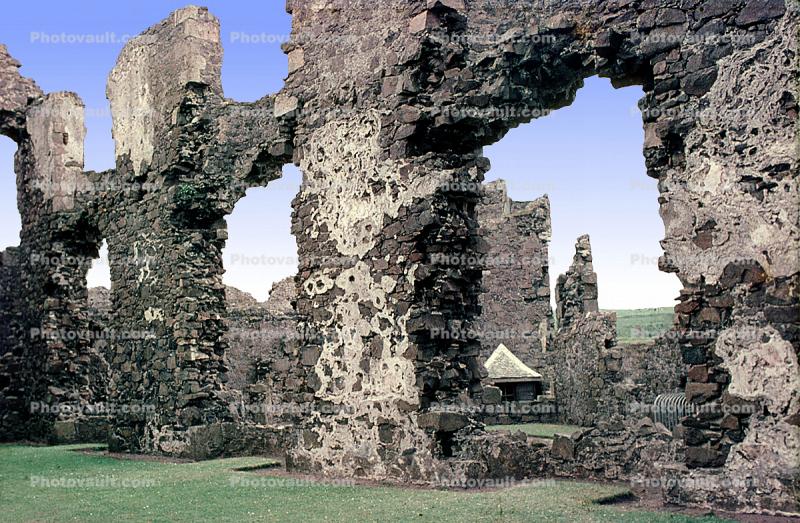 Dunluce Castle, Ruins, Stone, Brick, building