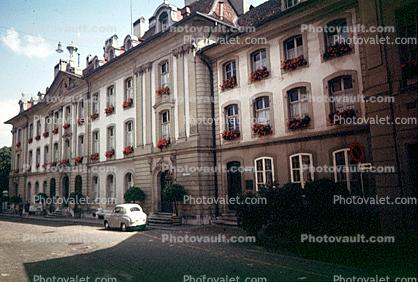 Palace, Building, Bern, Switzerland, 1950s