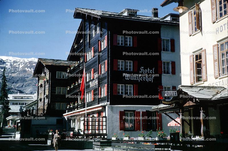 Hotel Walliserhof, Zermatt, Switzerland, 1950s