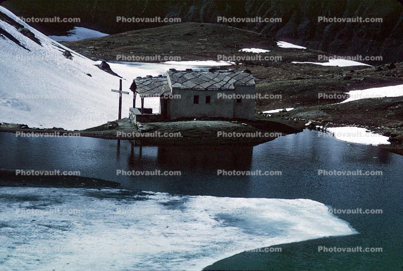 Black Lake, Schwarzsee, Switzerland, 1950s