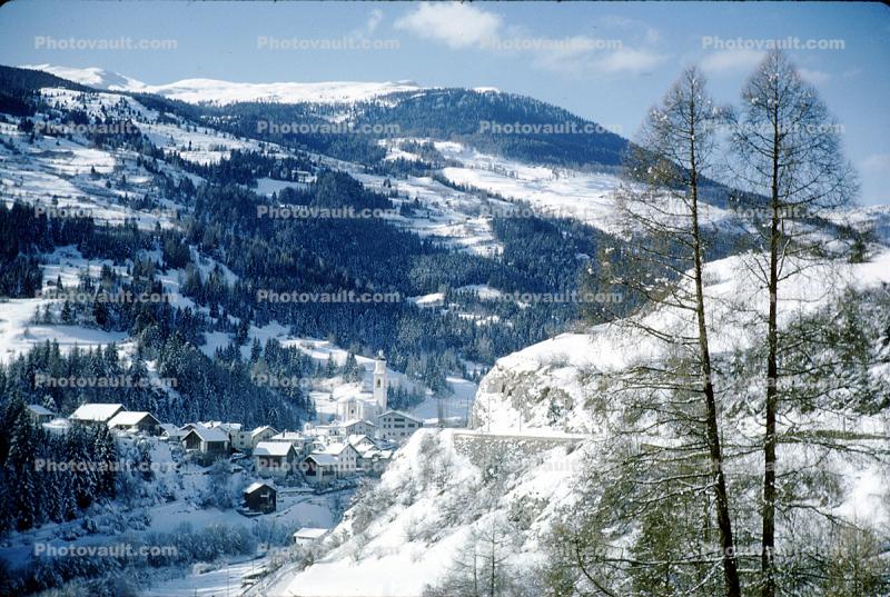 near Saint Moritz, Switzerland, 1950s