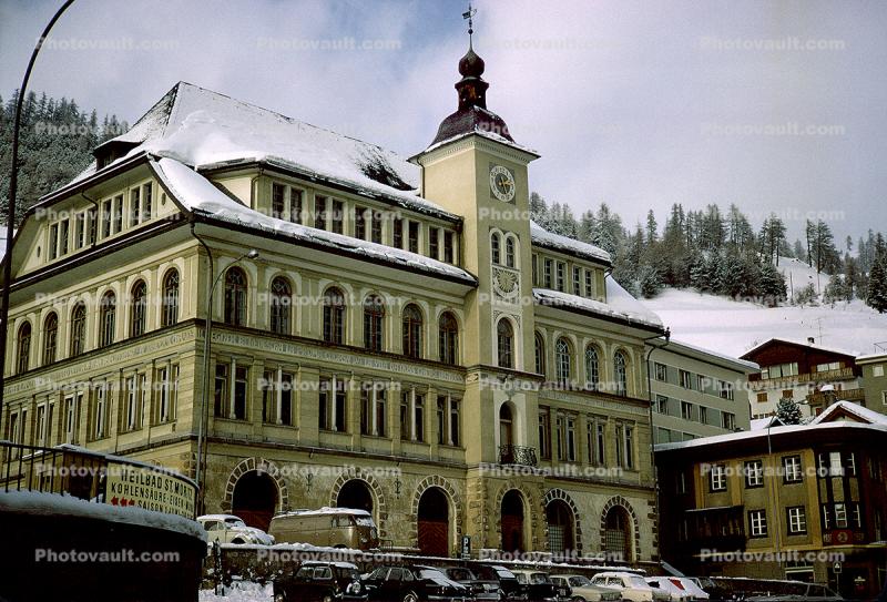 Landmark Building, Saint Moritz, Switzerland, 1950s
