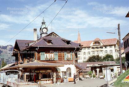 Building, Train Station, Switzerland