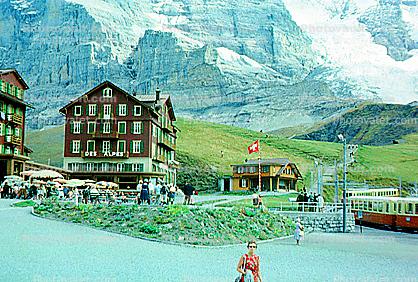 Homes, houses, valley, village, Switzerland