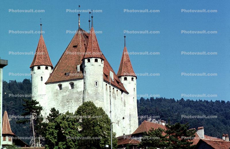 Schloss Thun, Switzerland, Turret, Tower, Castle