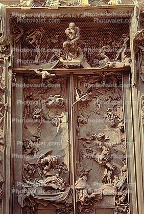 The Gates of Hell by Auguste Rodin, The Thinker, pain, suffering, hell, purgatory, The Kunsthaus, Zurich, Switzerland