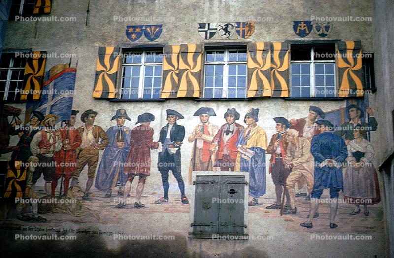 Wall Painting, Appenzel, Switzerland