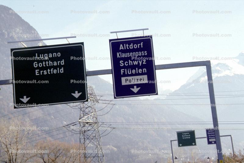 Altdorf, Lugano, Gotthard, Erstfeld, Switzerland