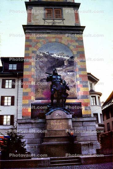 William Tell Statue, Aldorf, Uri, Switzerland