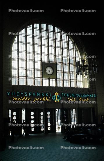 meidian pankki, Yhdyspankki, clock, arch, building