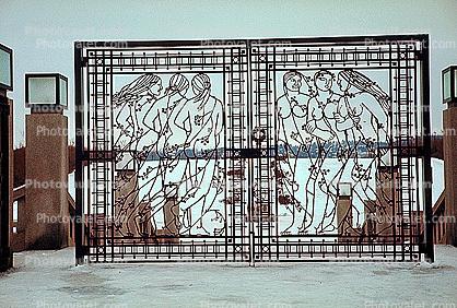 Vigeland Gates, Wrought Iron, Statues, Vigeland Sculpture Park, Frogner Park, Oslo
