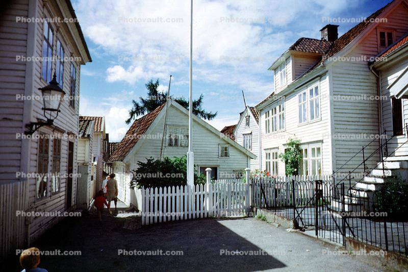 Home, House, Building, Bergen, 1950s