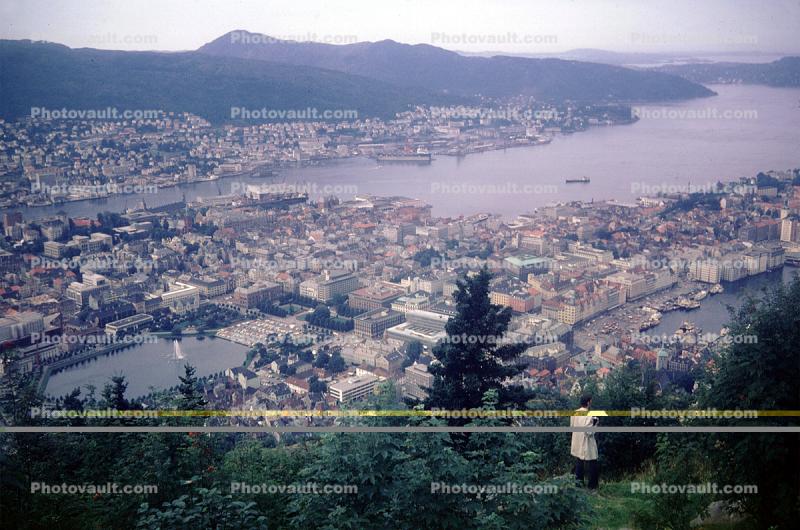 Buildings, Harbor, Docks, City, Bergen
