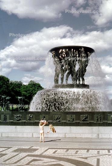 Water Fountain, Statues, aquatics, Statue, Vigeland Sculpture Park, Frogner Park, Oslo