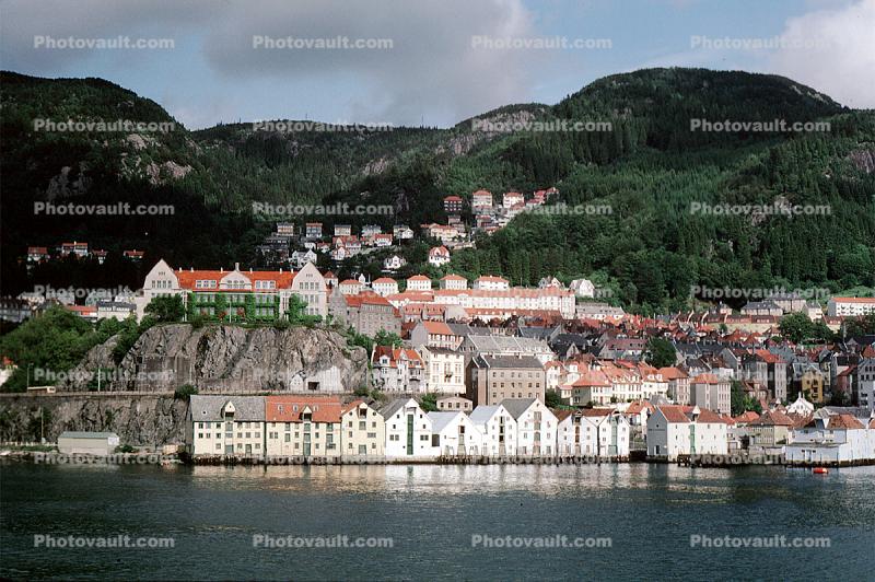 Waterfront, Homes, Houses, Harbor, Hills, Bergen