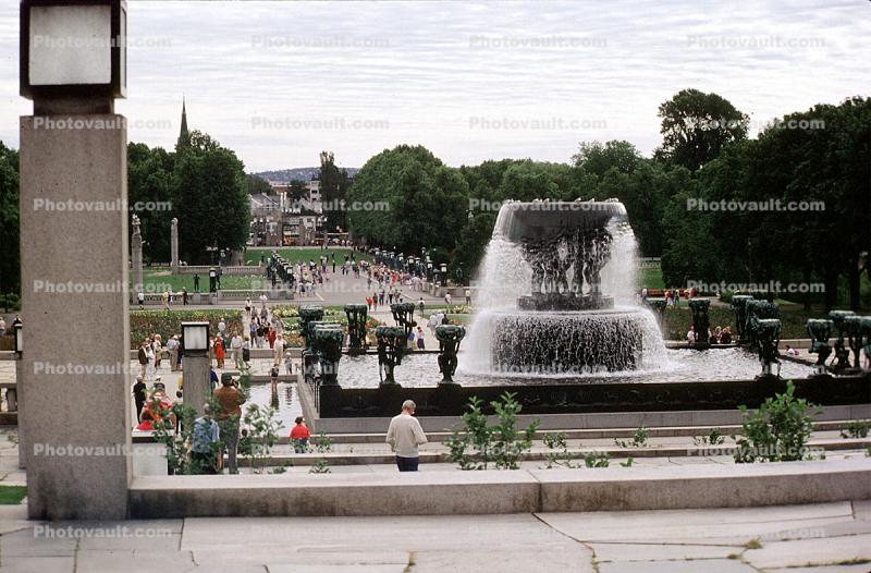 Water Fountain, Statues, aquatics, Vigeland Sculpture Park, Frogner Park, Oslo