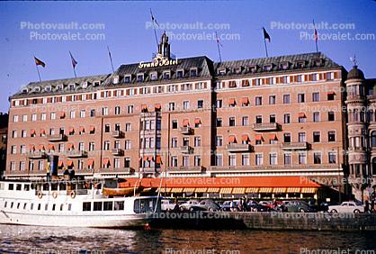 Grand Hotel, Waterfront, building, dock, Baltic Sea