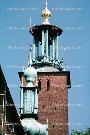 Town Hall, tower, Kungsholmen, Stadshuset, Baltic Sea