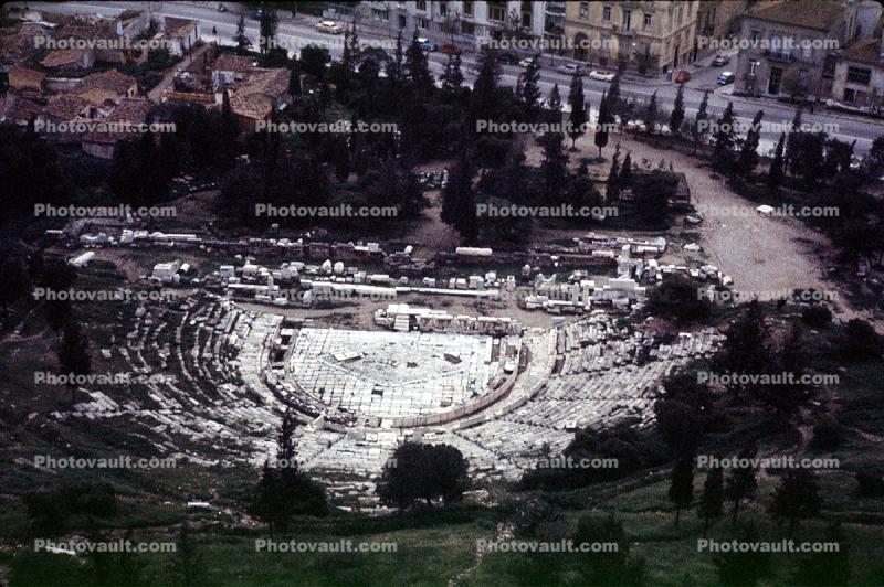 Ruins, Ampitheater, Athens, 1963
