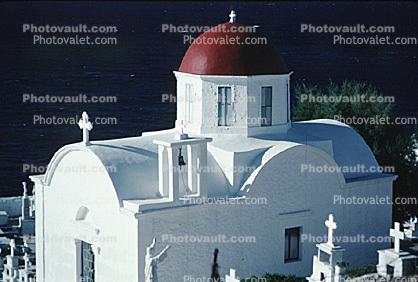 Dome, Church, Cross, building, Crete