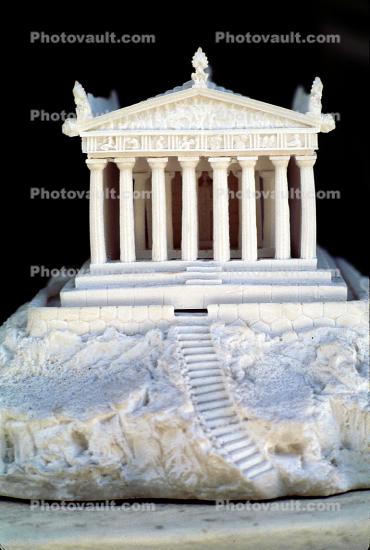 model of the Parthenon, Athens